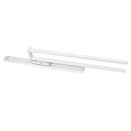 Portasciugamani estraibile a 2 bracci ARNOLD 310 mm / Bianco opaco