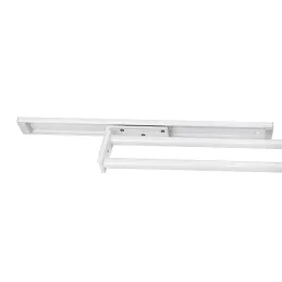 Portasciugamani estraibile a 2 bracci ARNOLD 310 mm / Bianco opaco