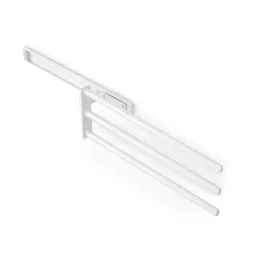 Portasalviette estraibile a 3 bracci ARNOLD 440 mm / Bianco opaco