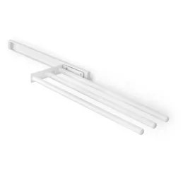 Portasalviette estraibile a 3 bracci ARNOLD 440 mm / Bianco opaco