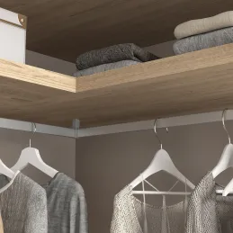 Supporto angolare per barra appendiabiti LUXE / Alluminio
