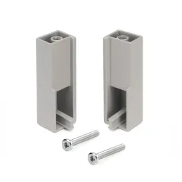 Set di terminali per barra appendiabiti LUXE – montaggio superiore / Beige