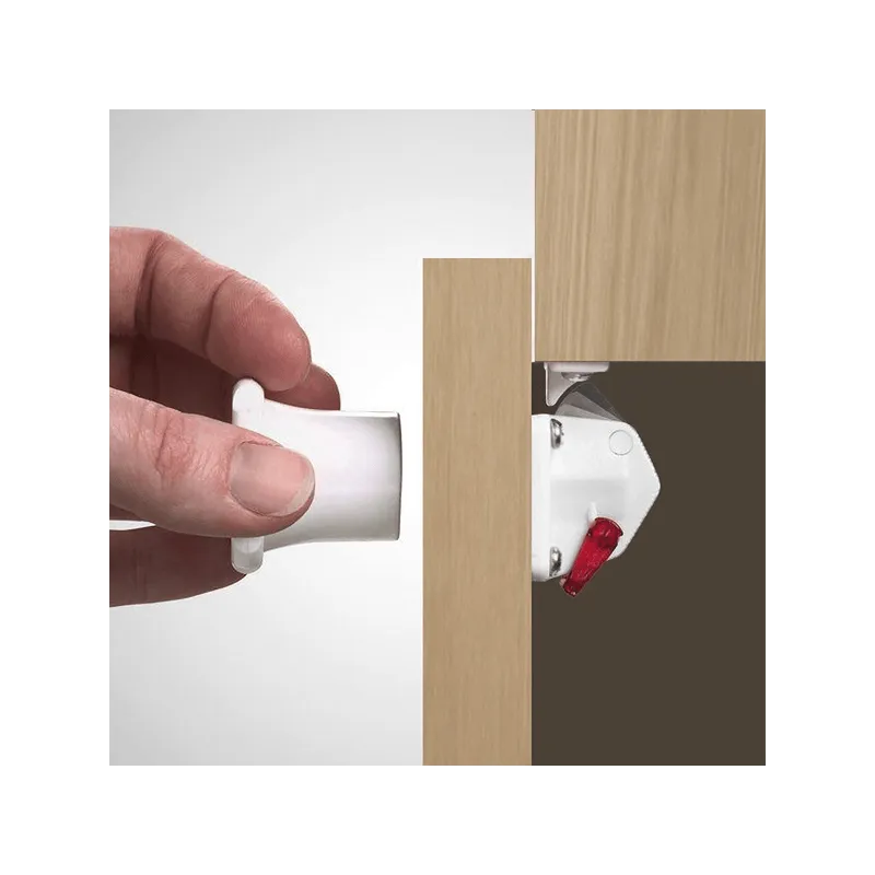Serratura di sicurezza magnetica – 2 pezzi REVALOCK / Bianca