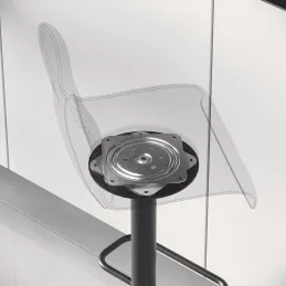Sistema girevole per sedia o TV / Nichel