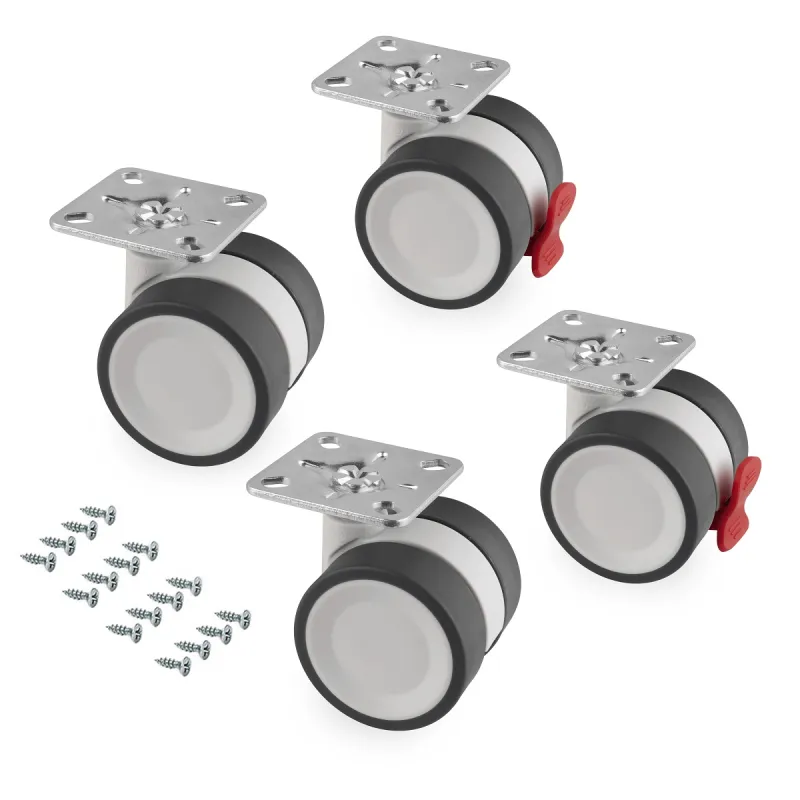 Set di rotelle BOWL 50 / Grigio