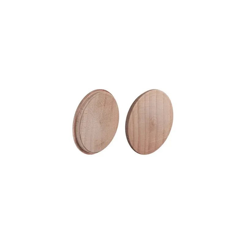Tappo copriforo in legno da 35 mm - 10 pezzi / Faggio