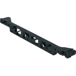 Cassetto estraibile portamatite da 500 mm con chiusura ammortizzata / Nero