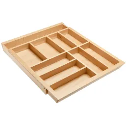 Portaposate regolabile in legno UNIVERS, profondità fino a 500 mm / Faggio