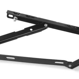 Set di meccanismo di sollevamento del letto con pistoni, lunghezza CANAPE 135 / Nero