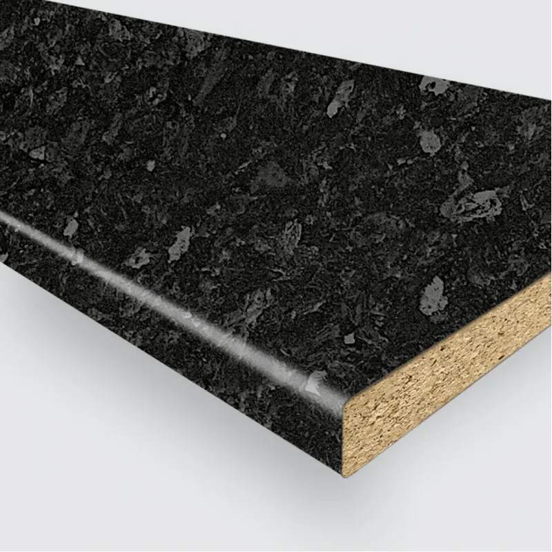 Piano di lavoro KRONOSPAN Flint Nero opaco / K210 PE