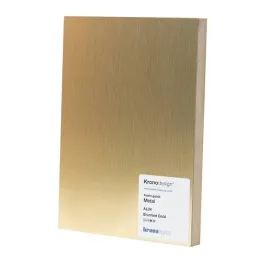 Pannello MDF KRONOSPAN con laminato metallico Oro spazzolato AL04/6055