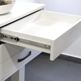 Guide scorrevoli a sfere con chiusura ammortizzata e apertura senza maniglia, 45 mm LUX