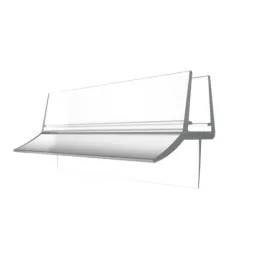 Profilo di tenuta inferiore per porta del box doccia 2500 mm / Trasparente