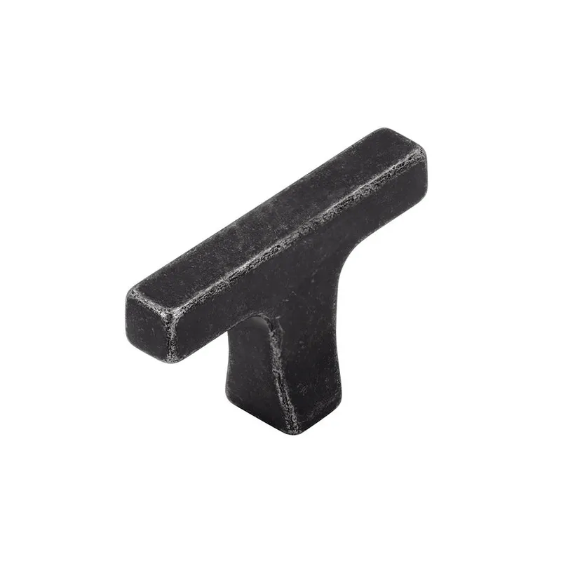 Pomello ROMEO / Ferro nero spazzolato