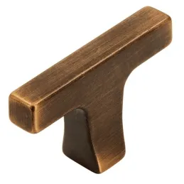 Pomello ROMEO / ottone spazzolato