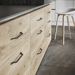Maniglia NICE / Nera spazzolata
