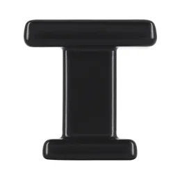 Pomello EMA MINI / Nero opaco