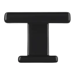 Pomello EMA MAXI / Nero opaco
