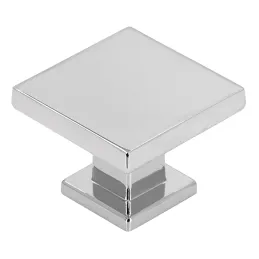 Pomolo a bottone EMA MAXI / Cromo lucido