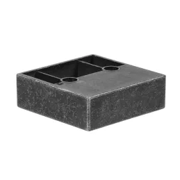 Piedino in plastica 20 mm 60x60 / Patina nera
