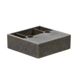 Piedino in plastica 20 mm 60x60 / Ottone patinato