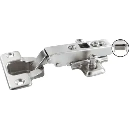 Cerniera applicata CLIP con piastra di montaggio