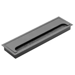 Passacavi per cavi MERIDA 280 x 80 mm / Nero
