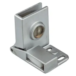 Cerniera per porte in vetro UNION senza foratura - Coppia / Alluminio