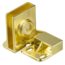 Cerniera per porte in vetro UNION senza foratura - Coppia / Oro lucido
