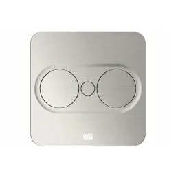 Presa elettrica Twist square 2x 230V / Acciaio inox