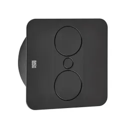 Presa elettrica Twist square 2x 230V / Nero opaco