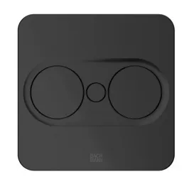 Presa elettrica Twist square 1x 230V + USB A-C / Nero opaco