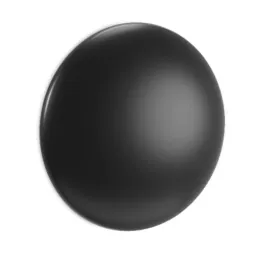 Fermaporta autoadesivo INTRO / Nero opaco