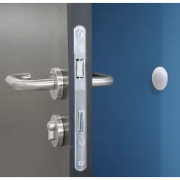 Fermaporta autoadesivo INTRO / Bianco opaco