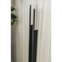 Maniglia per armadio MERCUR 1100 mm / Nero spazzolato