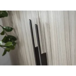 Maniglia per armadio MERCUR 1100 mm / Nero spazzolato