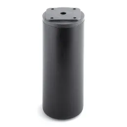 Piedino per mobili rotondo 60 / Nero opaco
