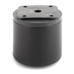 Piedino per mobili rotondo 60 / Nero opaco