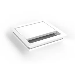 Passacavi GRACIA 100 x 100 mm / Bianco opaco