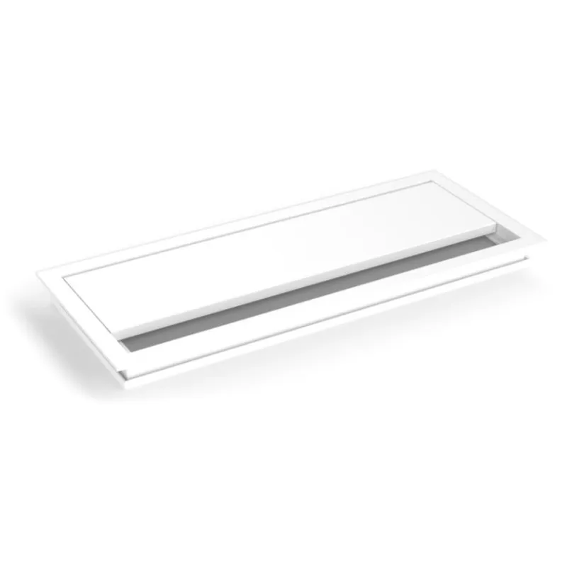 Passacavi GRACIA 240 x 100 mm / Bianco opaco