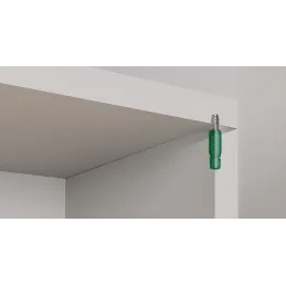 Perno di giunzione per collegamenti nascosti con tassello PAD / Nero - 10 pz.
