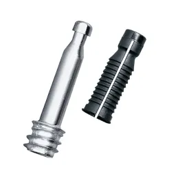 Perno di giunzione per collegamenti invisibili con tassello KNAPP da 8 mm / Nero – 10 pezzi