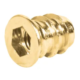 Dado a T con flangia in zinco / 10 pz