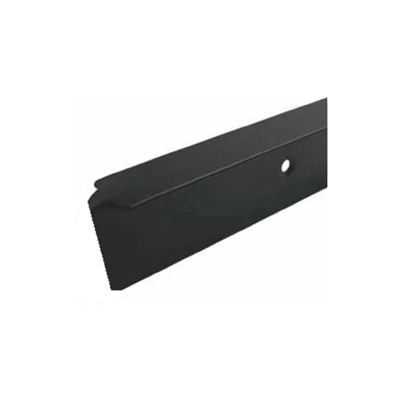 Profilo angolare di collegamento per bordo dritto, per piano da 38 mm / Nero opaco