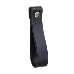 Pomolo in pelle DOLCE Maxi / Nero