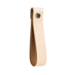 Pomello con maniglia in pelle DOLCE Maxi / Pelle naturale
