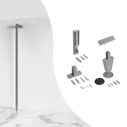 Set di supporti per montante per sistema modulare per guardaroba ZERO / Beige