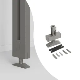 Set di supporti a soffitto per il sistema modulare per guardaroba ZERO / Beige