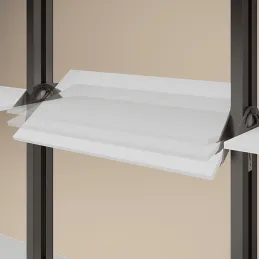 Set di supporti per ripiano inclinabile in legno per sistema modulare per armadi ZERO / Beige