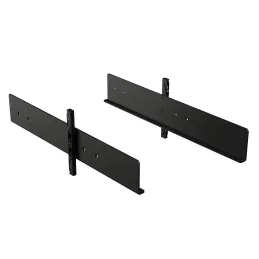 Set di maniglie per cestelli estraibili per il sistema modulare per armadi ZERO / Nero opaco